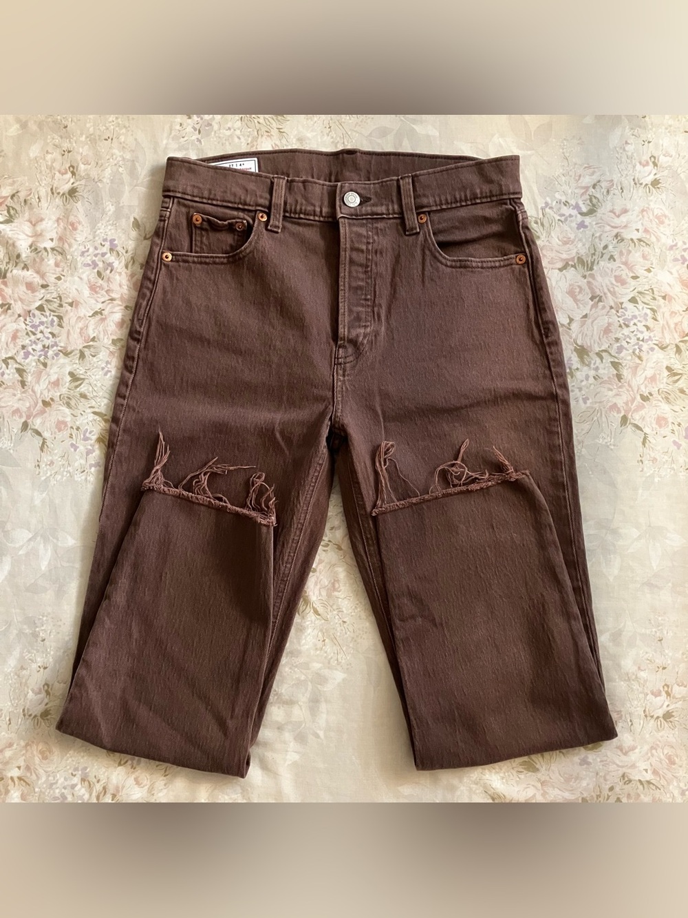 GAP Cheeky Straight High Rise Jeans